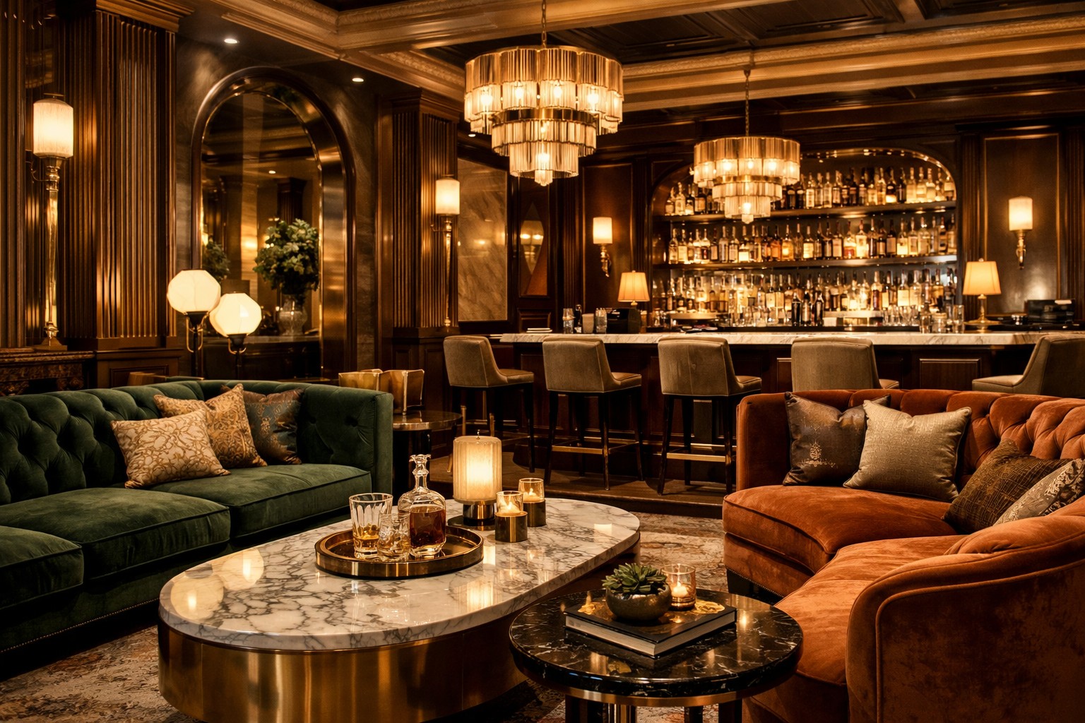 Art Deco Club Lounge