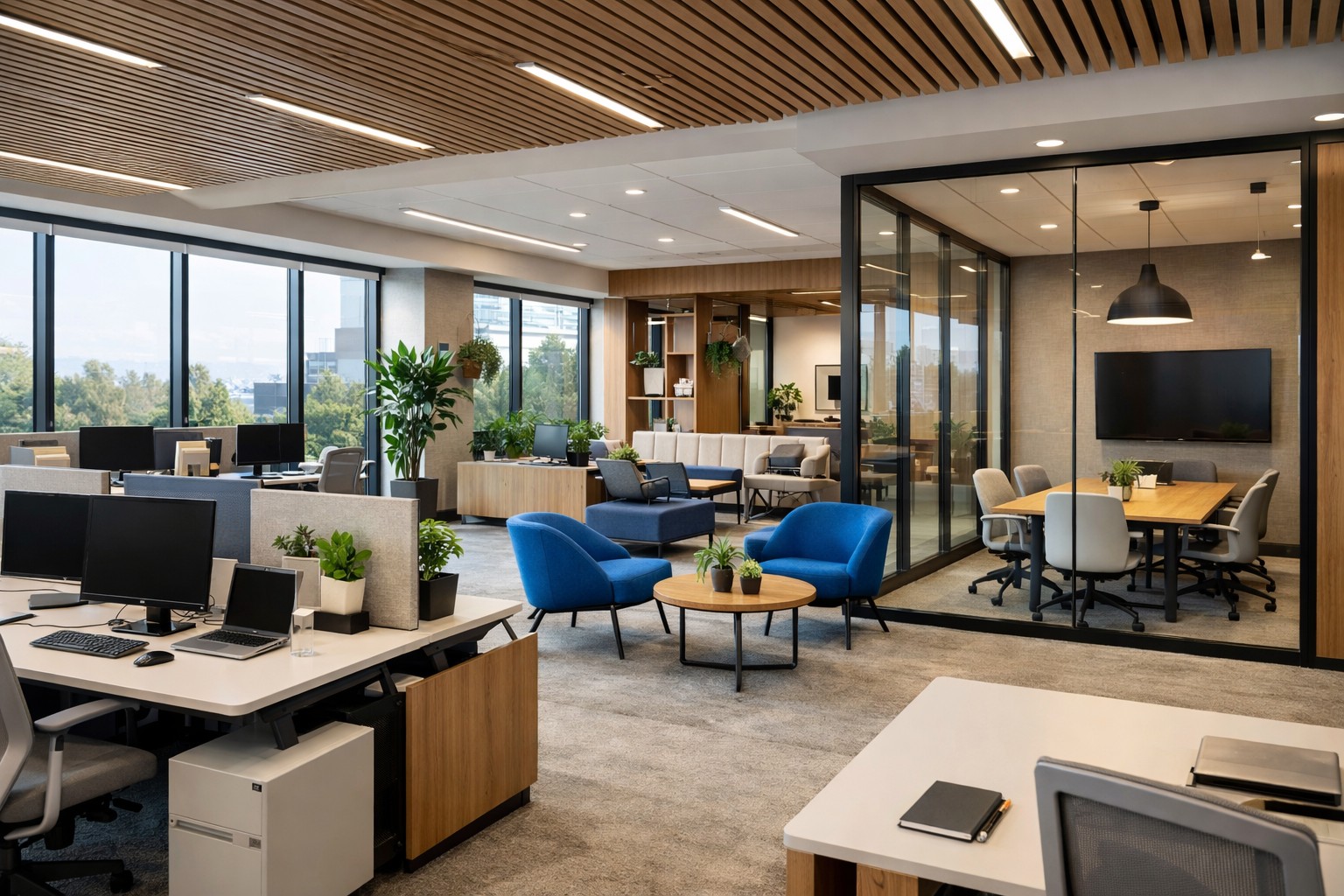 Open Plan Workspace Design